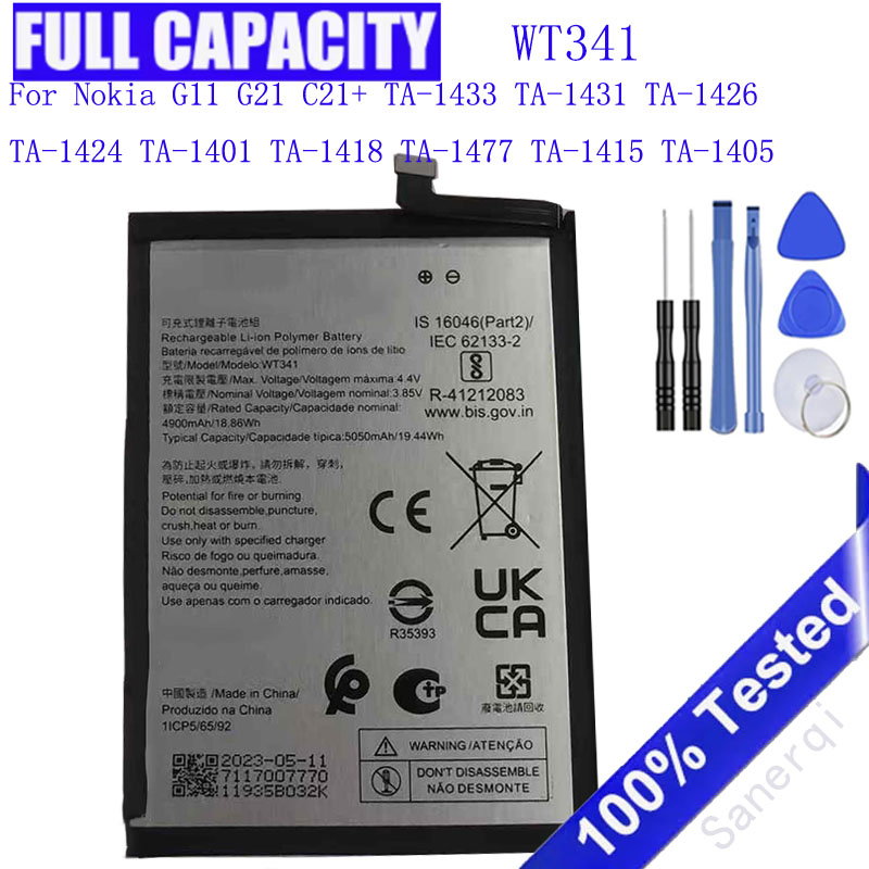 Gold 6138 - Bateria 5050mAh WT341 para Nokia G11