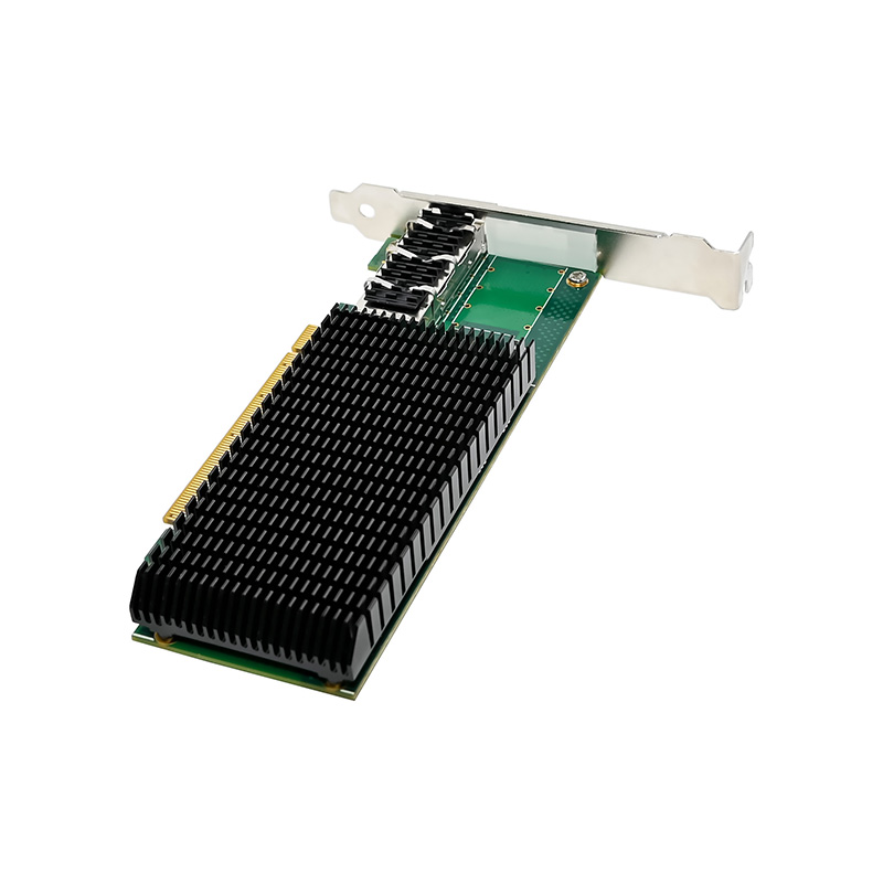 Placa Controladora PCIe 4.0 x1 - 100Gbe Qsfp28 Network Card avaliação e preço
